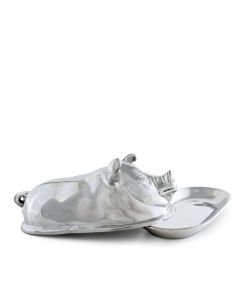 Arthur Court Pig Butter Dish