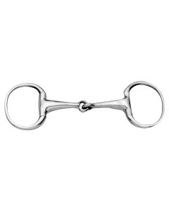 Korsteel Hollow Mouth Lightweight 19MM Eggbut Snaffle Bit