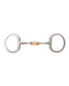 JP Korsteel Copper Link Oval Eggbutt Snaffle