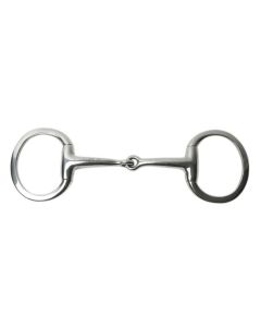 JP Korsteel Eggbutt Med Weight Solid Mouth Bit