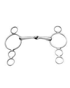 Weatherbeeta 3-Ring Elavator European Snaffle