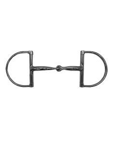 JP Korsteel Stainless Steel Dee Ring Snaffle Bit