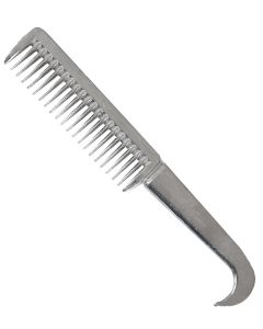 Aluminum Mane Pulling Comb with Hoof Pick