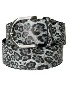 Tailored Sportsman Grey Leopard Belt