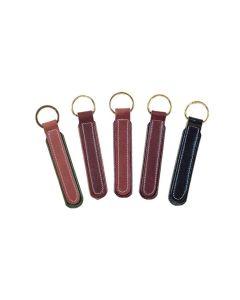 Tory Padded Leather Key Chain Fob