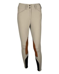 Tailored Sportsman Ladies Techlight Mid Rise Front Zip Bootsock Breech -Clarino