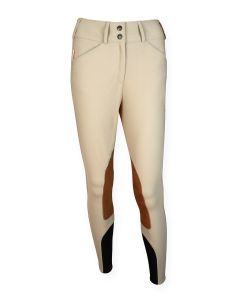 Tailored Sportsman Ladies Techlight Mid Rise Front Zip Bootsock Breech -Clarino