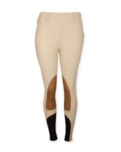 Tailored Sportsman Ladies Techlight Mid Rise Side Zip Bootsock Breech -Clarino