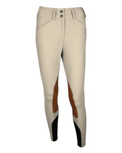 Tailored Sportsman Ladies Techlight Low Rise Front Zip Bootsock Breech -Clarino