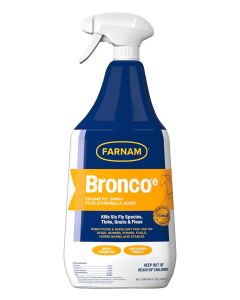 Farnam Bronco E Plus Citronella Scent Fly Spray (32oz)