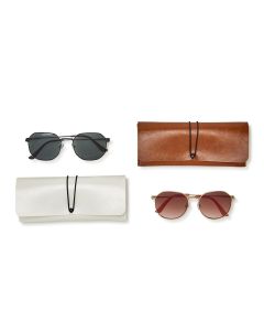 Sunglasses With Metal Frame And Coordinating Case