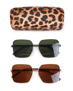 Two's Company Wild Vision Metal Framed Sunglasses