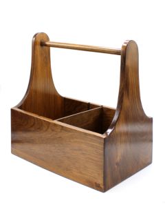 Wood Grooming Tote