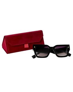 Two's Company Luxe Lens 100% UV Protection Sunglasses With Case