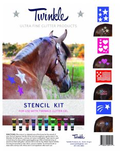 Twinkle Stencil Kit - Glitter Gel Not Included