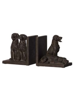 Chehoma Chien Debout/Assis (Standing/Sitting) Bookend Pair