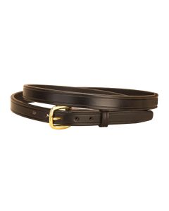Tory Plain Creased 3/4" Leather Belt