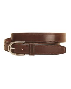 Tory English Stirrup Buckle 1.25" Leather Belt