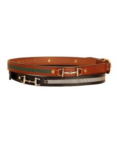 Tory 1" Barrel Dee Bit Belt w/ Ribbon