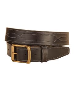 Tory Repeated Stitch 1.5" Leather Belt