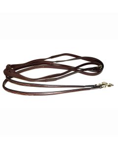 Nunn Finer Bella Donna Soft Grip Draw Reins With Leather Rope