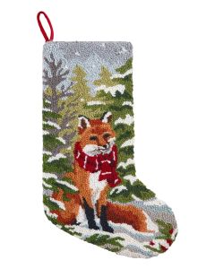 Peking Handcraft Snow Fox Hook Stocking
