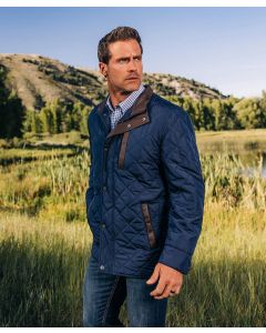 Madison Creek Mens Highlands Diamond Quilted Nylon Jacket