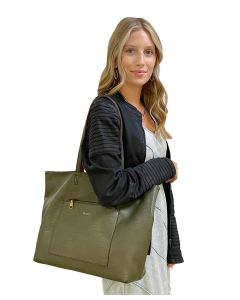 Liz Soto Handbags Julie Reversible Tote With Wristlet