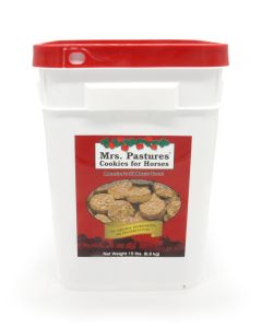 Mrs. Pastures Cookies for Horses 15lb Bucket