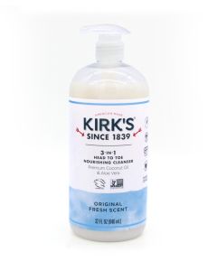 Kirks 3 in 1 Liquid Cleanser (32oz)