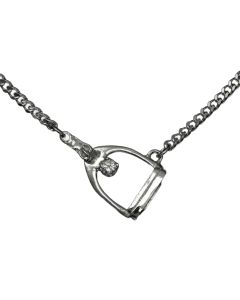 Loriece Tilted Stirrup Necklace