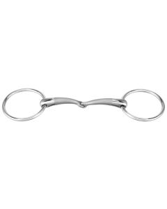 Sprenger Satinox Loose Ring Single Jointed Snaffle Bit With 70MM Rings