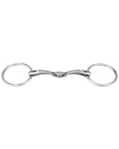 Sprenger Satinox Loose Ring Snaffle Double Jointed Bit With 70MM Rings