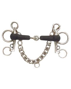 Pelham Tom Thumb Rubber Mouth