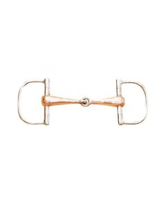 Centaur SS Copper Mouth D-Ring Snaffle