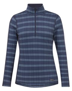 Kerrits Ladies Stretch Plaid Quarter Zip Top