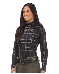 Kerrits Ladies First Level Quarter Zip Stretch Fleece Tech Top - Print