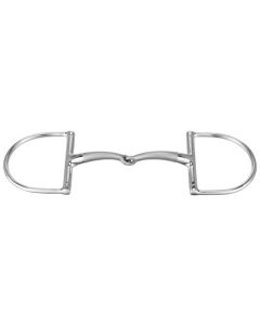 Sprenger Satinox D-Ring Single Jointed Snaffle Bit With 90MM Rings