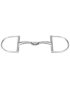 Sprenger Satinox D-Ring Double Jointed Snaffle With 90MM Rings