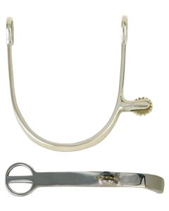 Centaur® Ladies Stainless Steel Side 9-Point Rowel Spur