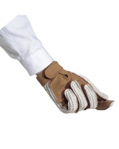 Ovation Crochet-Back Glove with Velcro Closure