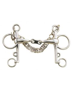 Centaur French Mouth Pelham with Chain