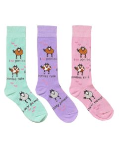 Ovation Childs Pony Power Crew Socks