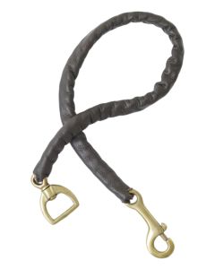 Leather Covered Stud Chain - 30in