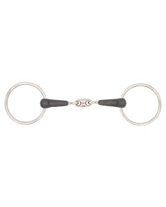 Centaur Eco Pure Loose Ring Oval Link Peanut Rubber Mouth Bit