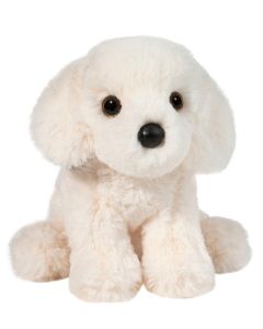 Douglas Toy Mini Snowie Soft White Retriever