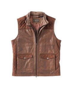 Madison Creek Mens Cave Creek Leather Vest