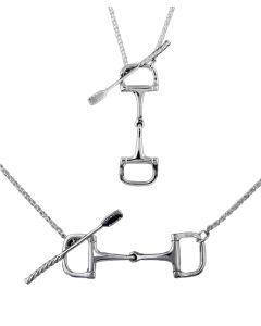 Loriece Dee Bit Toggle Crop Necklace