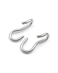 Centaur SS Curb Chain Hooks Pair