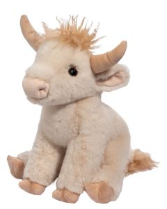 Douglas Toy Super Soft Laddie Cream Highland Cow